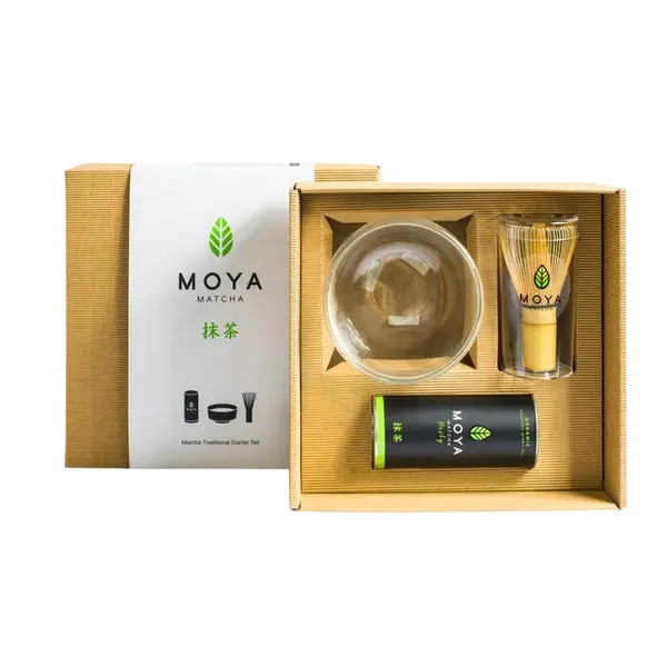MOYA Starter Set Matcha Daily & Sklenená miska