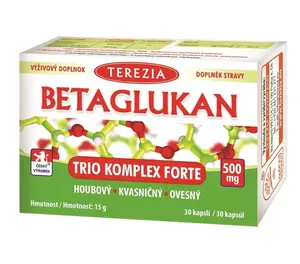 Terezia Company Betaglukán Trio Komplex Forte 500 mg 30 kapsúl