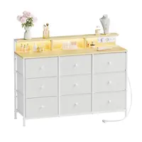 KOMODA, bílá, ecru, 114/84/33,5 cm