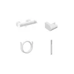 Sprchová batéria Ravak Espirit so sprchovacím setom 150 mm biela matná X07S129