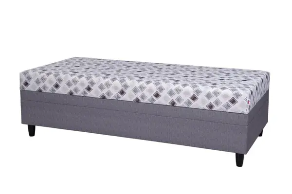 Postel Neo Rozměr: 80 x 200 cm, Matrace: Madona - tvrdost 3, látka: Korpus Renan 11 + lehací plocha Walker 7 (vzor)