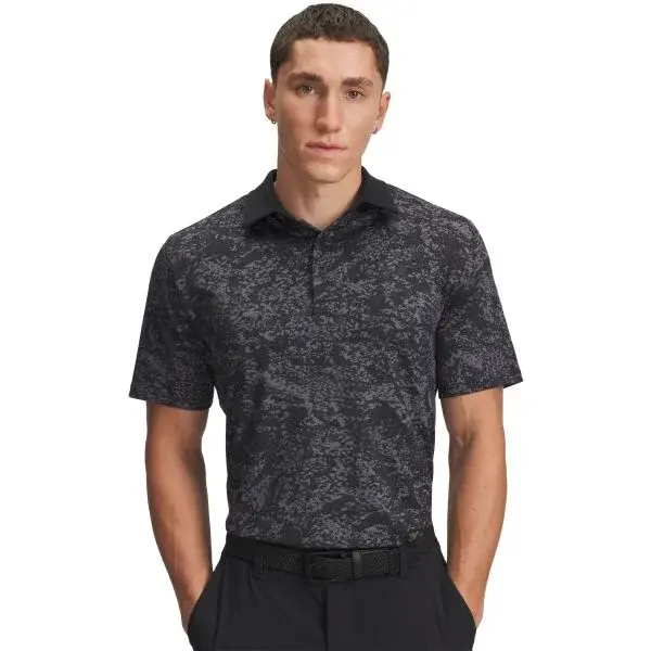 Under Armour PLAYOFF 3.0 Pánske golfové tričko, čierna, veľkosť M
