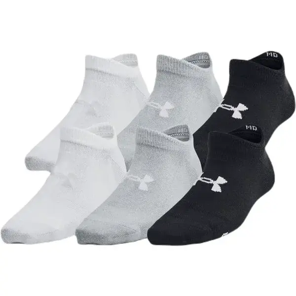 Under Armour ESSENTIAL NO SHOW Detské ponožky, biela, veľkosť S