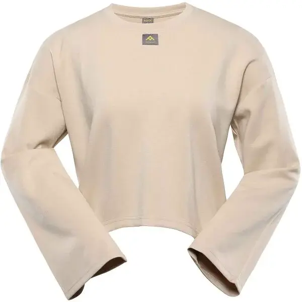 NAX SETA Dámská mikina, béžová, velikost