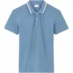 CELIO LEPRIME Pánské triko s límečkem, světle modrá, velikost