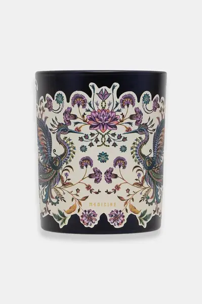 Vonná sójová svíčka Medicine modrá barva