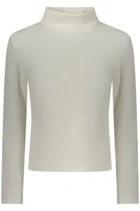 Bílý rolák s dlouhým rukávem