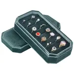 Rectangle Velvet Ring Organizer Boxes