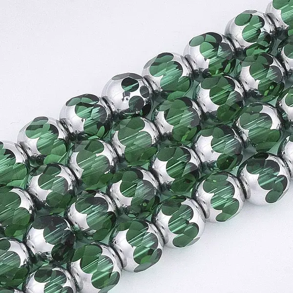 Electroplate Glass Beads Strands