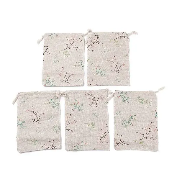Cotton Packing Pouches Drawstring Bags