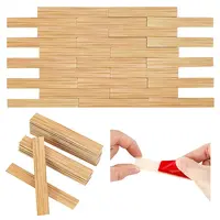 40Pcs 2 Sets Mini Wood Floor Sticker