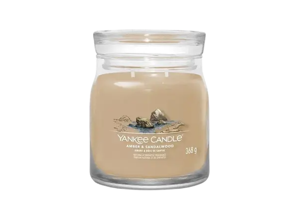 YANKEE CANDLE Amber & Sandalwood Vonná svíčka 368 g