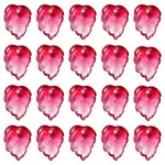 Autumn Theme Two-Tone Transparent Glass Charms