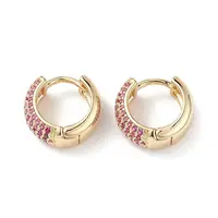 Cubic Zirconia Hoop Earrings