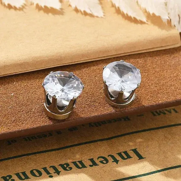 Cubic Zirconia Clip-on Earrings