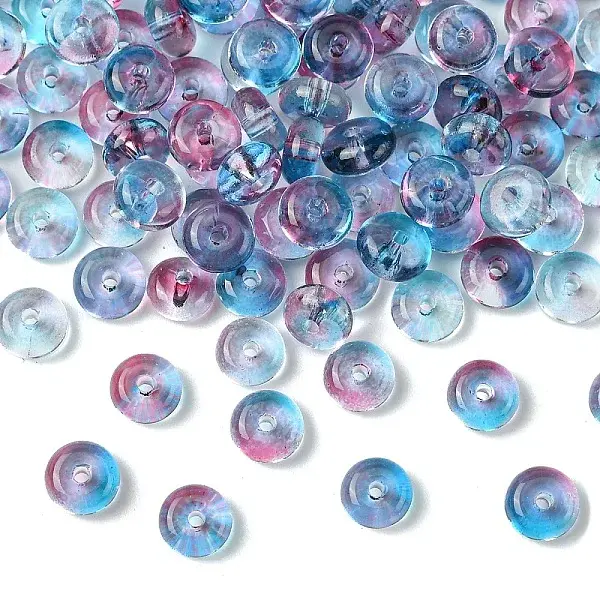 10G Electroplate Transparent Colours Rainbow Glass Seed Beads