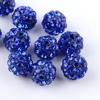 Handmade Polymer Clay Disco Ball Beads