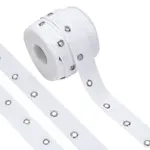 8 Yards Cotton Twill Tape Ribbons with Stainless Steel Eyelets