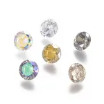 Electroplated Cubic Zirconia Pointed Back Cabochons