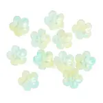 Dyed & Heated Glass Bead Caps