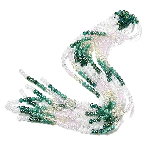 Electroplate Glass Beads Strands