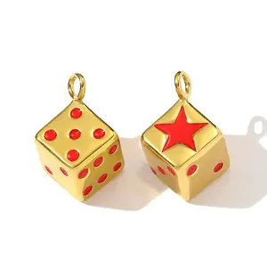 304 Stainless Steel Enamel Pendants