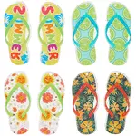 16Pcs 4 Styles Slipper Theme Acrylic Pendants