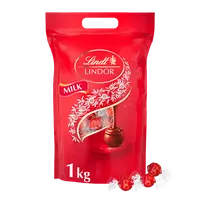 LINDT Lindor pralinky mléčná čokoláda 1000 g