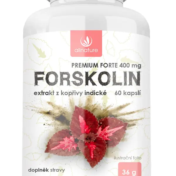 ALLNATURE Forskolin Premium forte 400 mg 60 kapslí