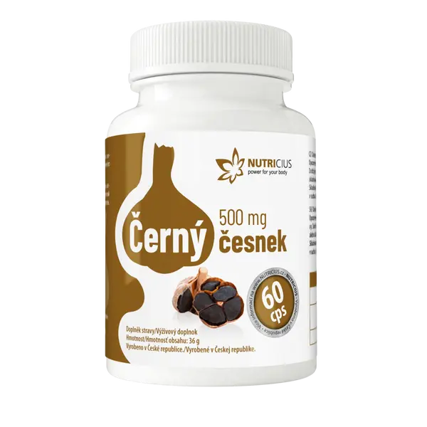 NUTRICIUS Černý česnek 500mg 60 kapslí