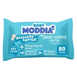 MODDIA BABY Dětské vlhčené ubrousky Water 80 ks