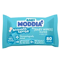 MODDIA BABY Dětské vlhčené ubrousky Water 80 ks