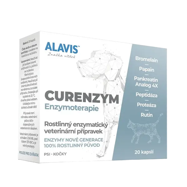 ALAVIS Curenzym podporující hojení 20 kapslí
