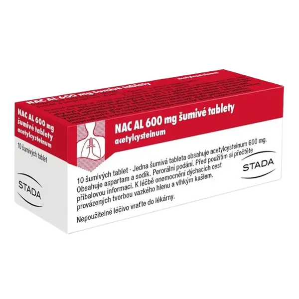 NAC AL 600 mg 10 šumivých tablet