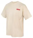 Husky Tee Panorama M S, beige Pánské bavlněné triko