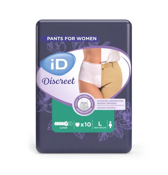 iD Discreet Pants Large Super absorpční kalhotky 10 ks