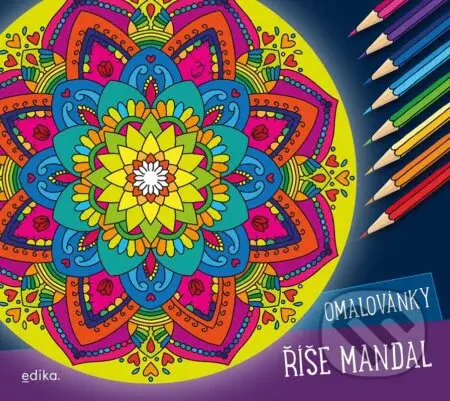 Říše mandal – omalovánky - Andrea Brázdová - kniha z kategorie Omalovánky