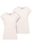 Dámské triko s prodlouženým ramenem 2-pack