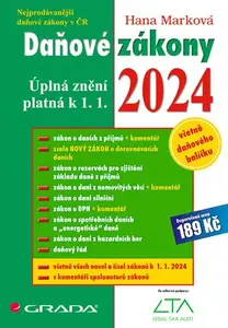 E-kniha: Daňové zákony 2024 od Marková Hana