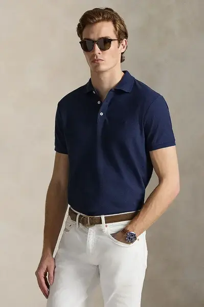 Polo Ralph Lauren  Bavlněné polo tričko