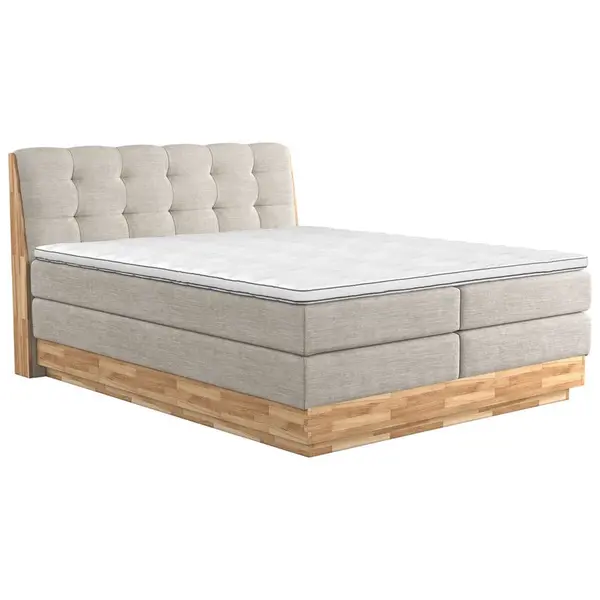 POSTEL BOXSPRING, 160/200 cm, krémová