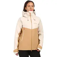 KILPI TRINITY Dámská hardshellová bunda, béžová, velikost