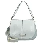 Trendy dámská koženková kabelka na rameno Coveri Grayson new, stříbrná