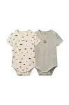 Kojenecké body Liewood Yanni Grow Printed SS Bodystocking 2-pack 2-pack