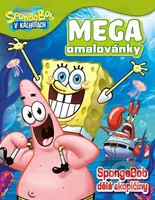 SpongeBob - Mega omalovánky - SpongeBob dělá skopičiny - kniha z kategorie Omalovánky