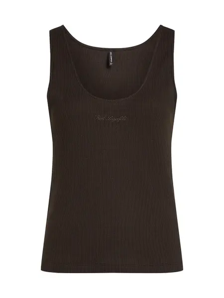 Karl Lagerfeld Top  tmavohnedá