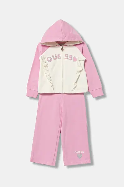 Dětská bavlněná tepláková souprava Guess