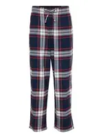 HOLLISTER Pyžamové nohavice  námornícka modrá / vínovo červená / biela