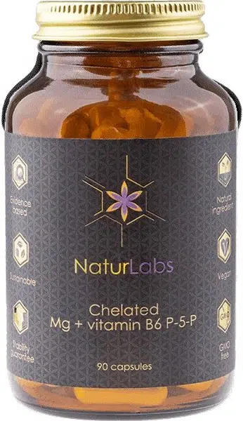 NATURLABS Chelated Magnesium + B6 90 kapslí