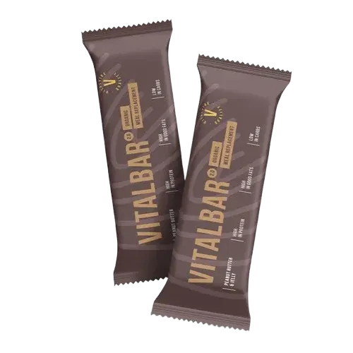 VITALVIBE Vitalbar™ 2.0 Proteinová tyčinka, BIO Peanut Butter & Jelly 70 g